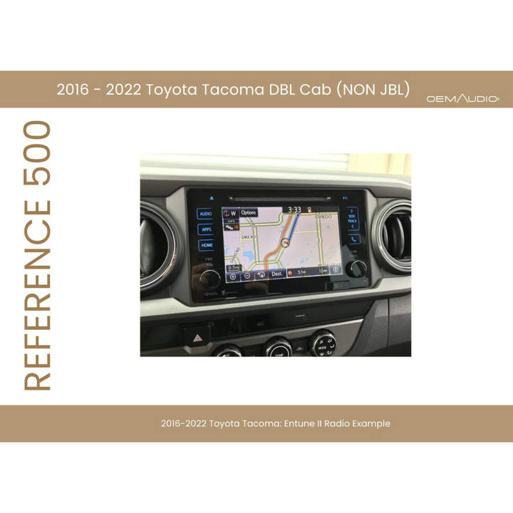 2016-2023 Toyota Tacoma | Reference Series | Double Cab Sound System