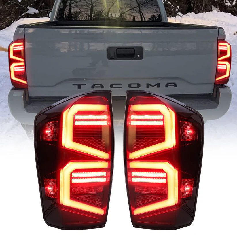 2016-2023 Toyota Tacoma Smoked LED Tail Lights