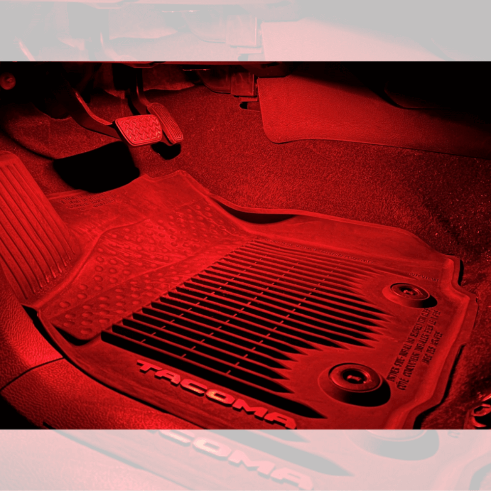 2016-2023 Toyota Tacoma Switched Dual Output Footwell Kit + Interior Lights