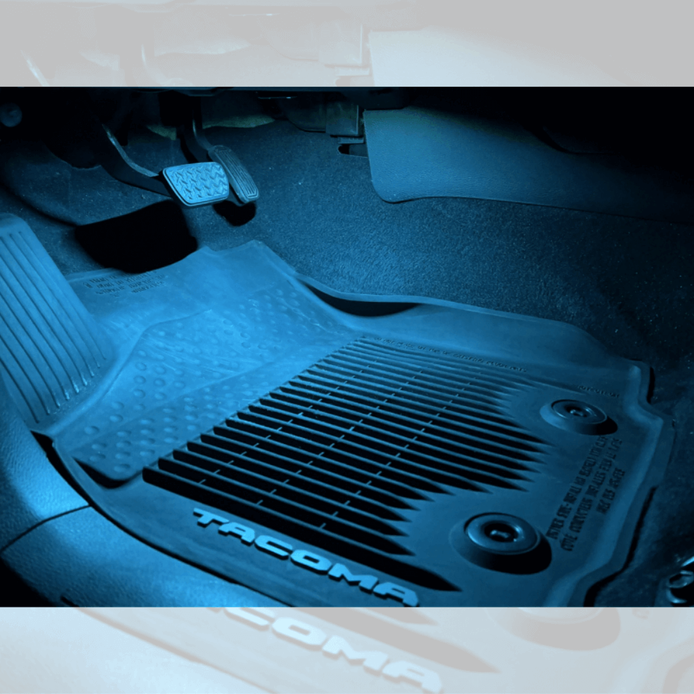 2016-2023 Toyota Tacoma Switched Dual Output Footwell Kit + Interior Lights