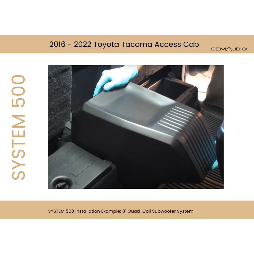 2016-2023 Toyota Tacoma | System 500 | Access Cab Sound System