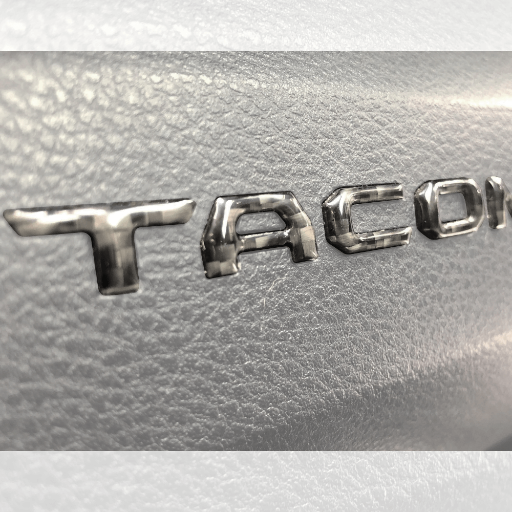 2016-2023 Toyota Tacoma Glovebox Letter Inserts