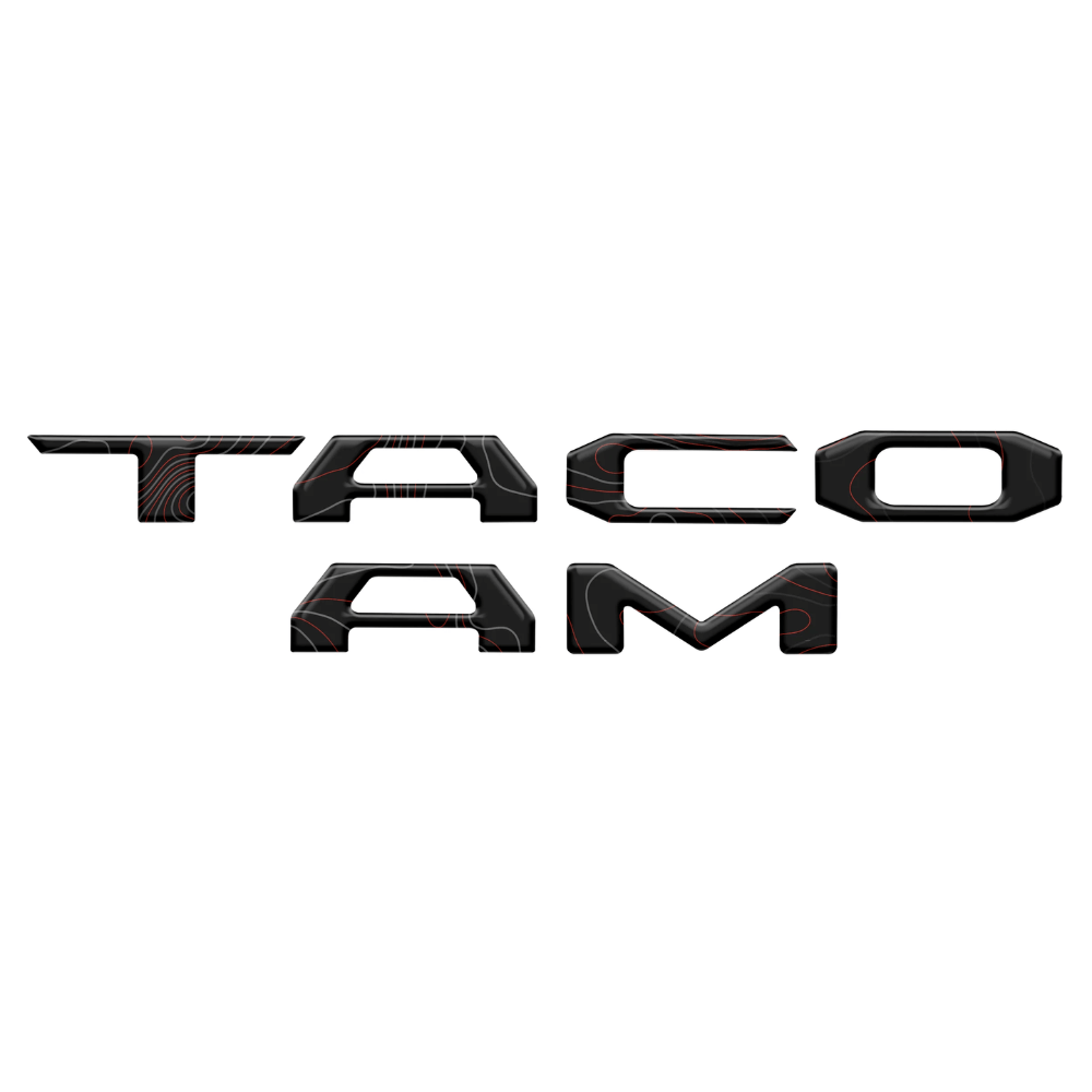 2016-2023 Toyota Tacoma Tailgate Letter Insert