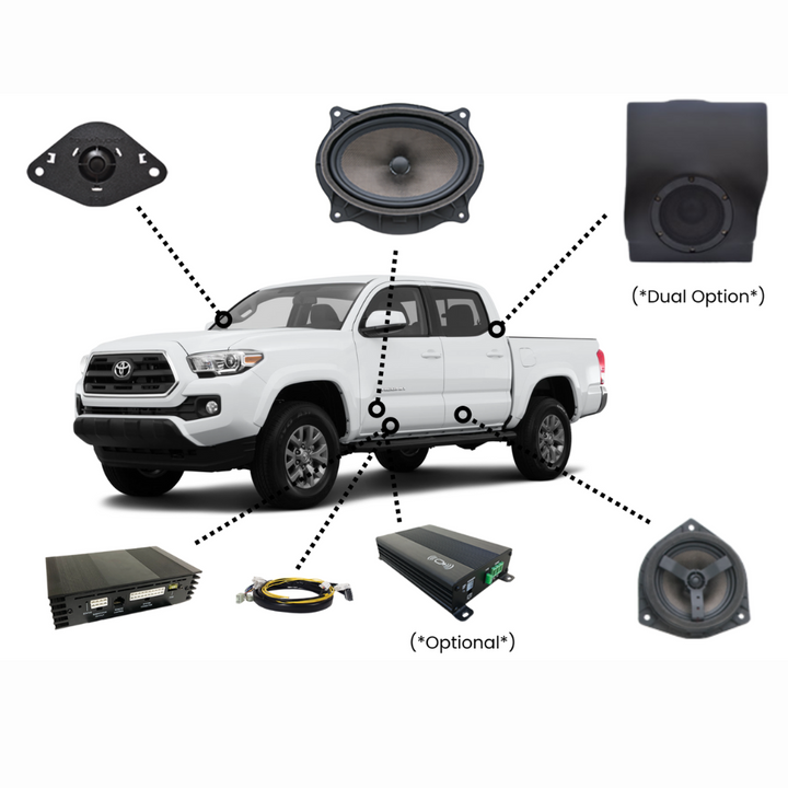 2016-2023 Toyota Tacoma | Reference 500 | Double Cab Sound System