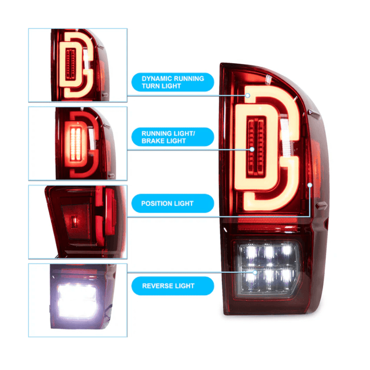 2016-2023 Toyota Tacoma Sequential LED Tail Lights