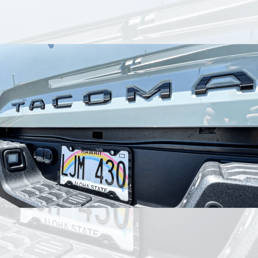2016-2023 Toyota Tacoma Tailgate Insert Letters 3D Stars & Stripes