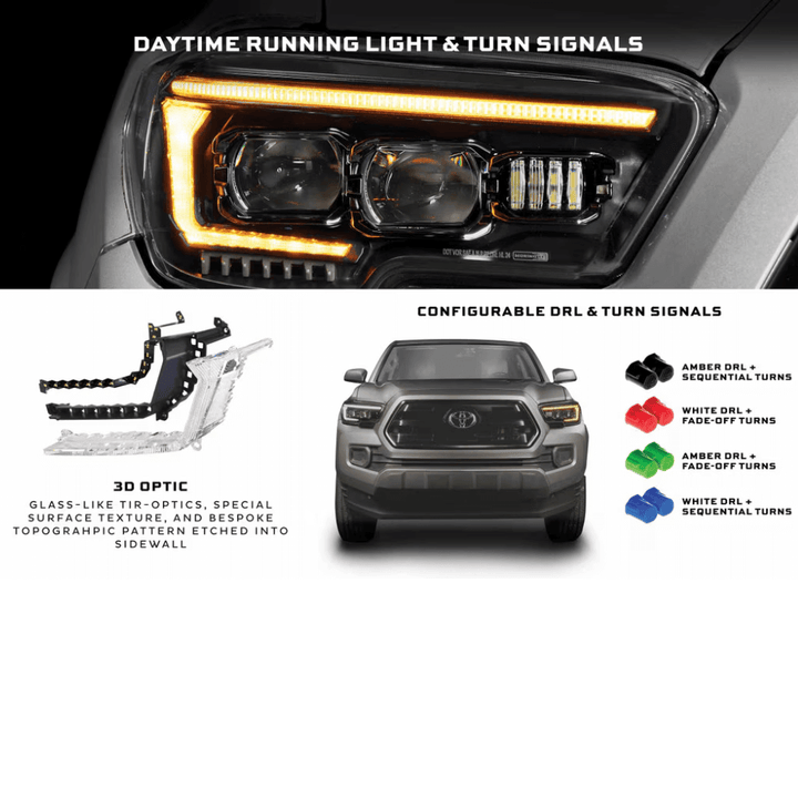 2016-2023 Toyota Tacoma XB Evo LED Headlights