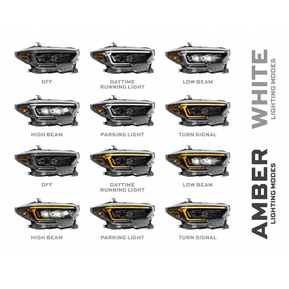 2016-2023 Toyota Tacoma XB Evo LED Headlights