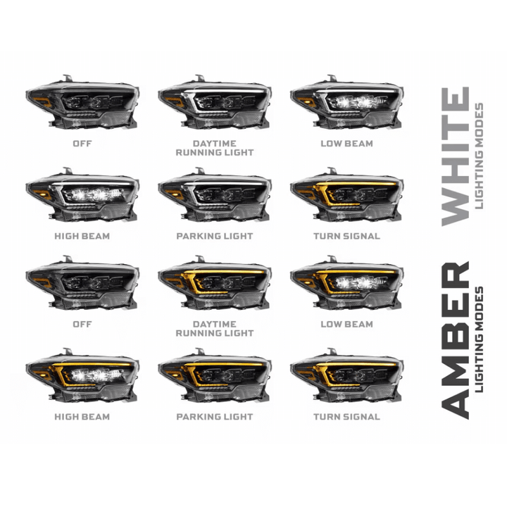2016-2023 Toyota Tacoma XB Evo LED Headlights
