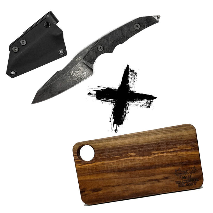 TCMBST Knife & Cutting Board Bundle | The Ronin + Overland Cutting Board