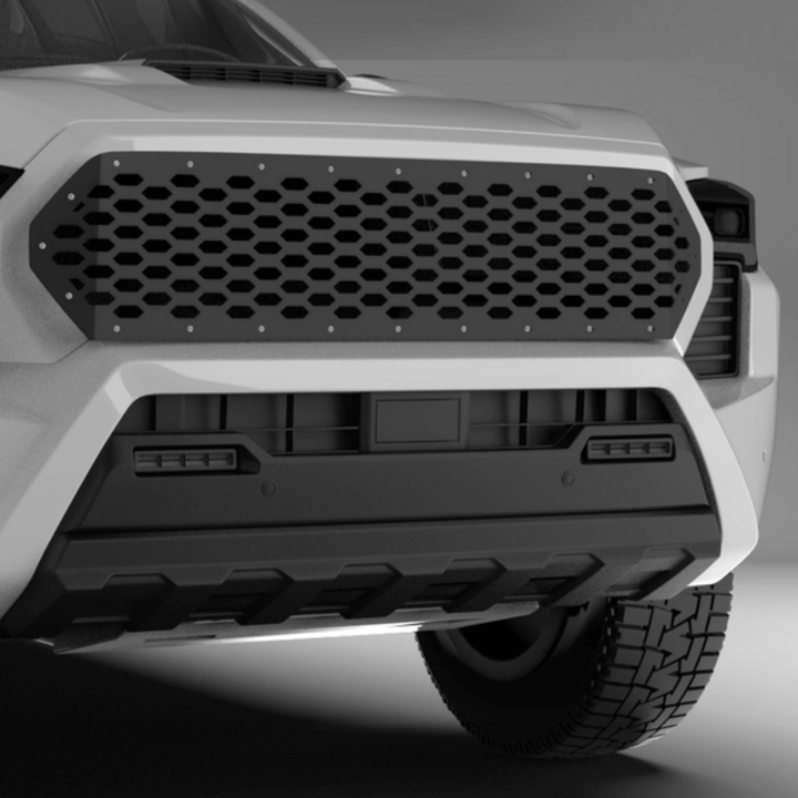 2024+ Toyota Tacoma Mesh Grille Laser Cut Mesh Style