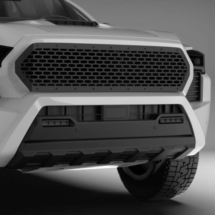 2024+ Toyota Tacoma Mesh Grille Laser Cut Mesh Style