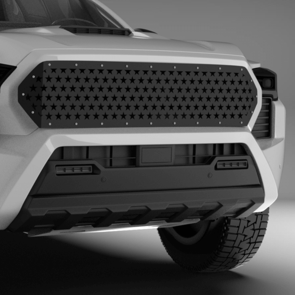 2024+ Toyota Tacoma Mesh Grille Laser Cut Mesh Style