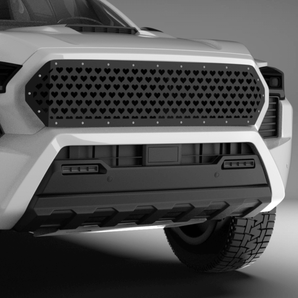 2024+ Toyota Tacoma Mesh Grille Laser Cut Mesh Style