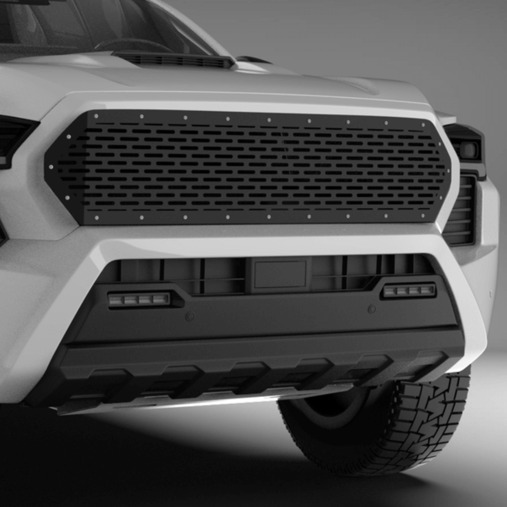 2024+ Toyota Tacoma Mesh Grille Laser Cut Mesh Style