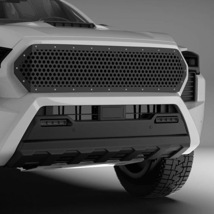 2024+ Toyota Tacoma Mesh Grille Laser Cut Mesh Style
