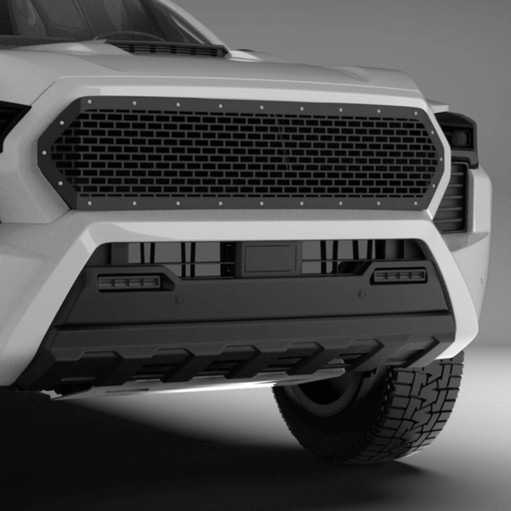 2024+ Toyota Tacoma Mesh Grille Laser Cut Mesh Style