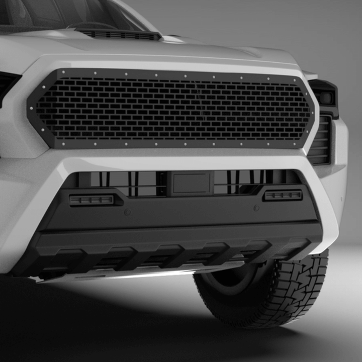2024+ Toyota Tacoma Mesh Grille Laser Cut Mesh Style