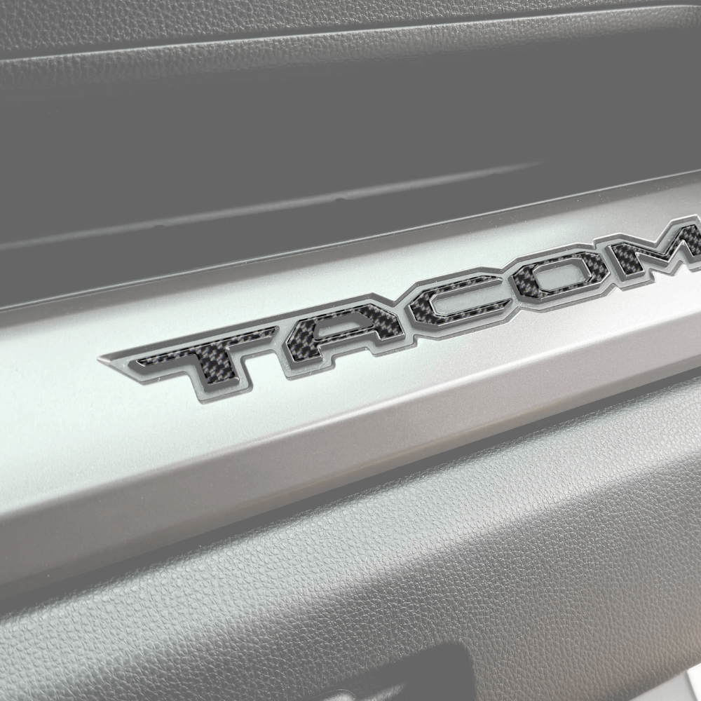 2024+ Toyota Tacoma Glovebox Letter Overlays
