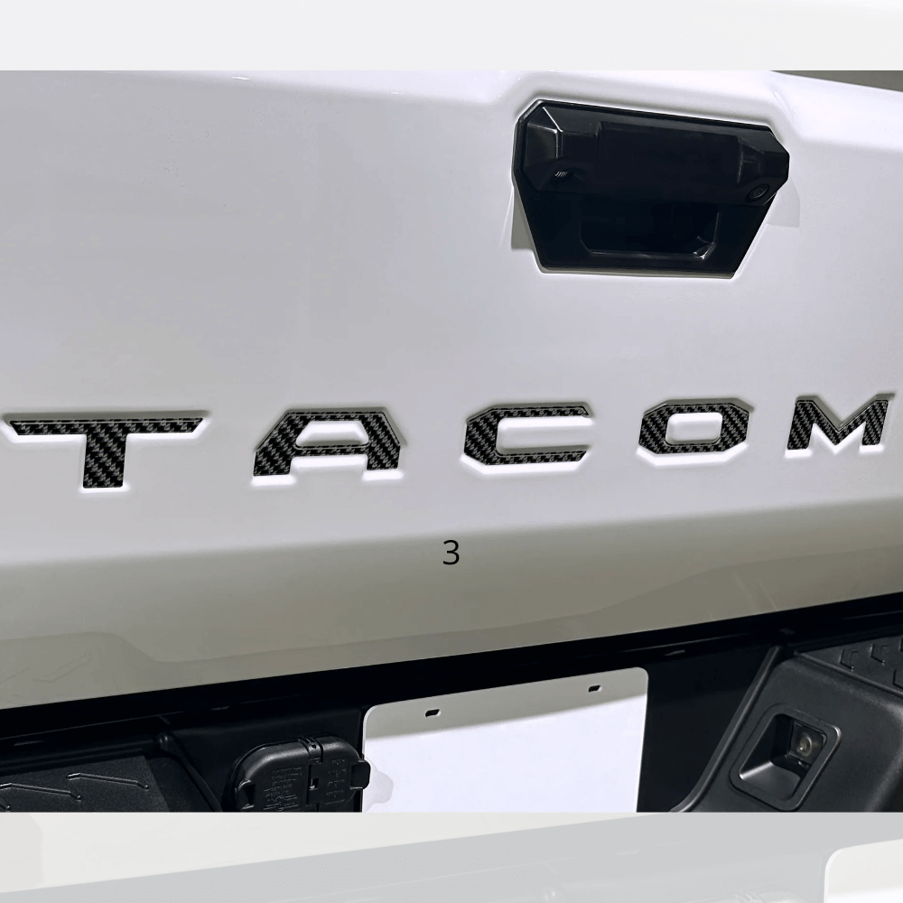 2024+ Toyota Tacoma Tailgate Letter Inserts
