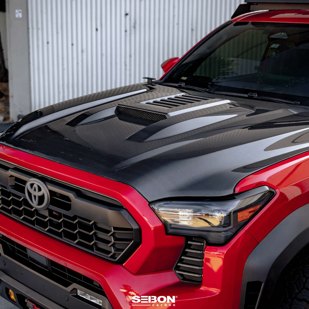 2024+ Toyota Tacoma Carbon Fiber Hood
