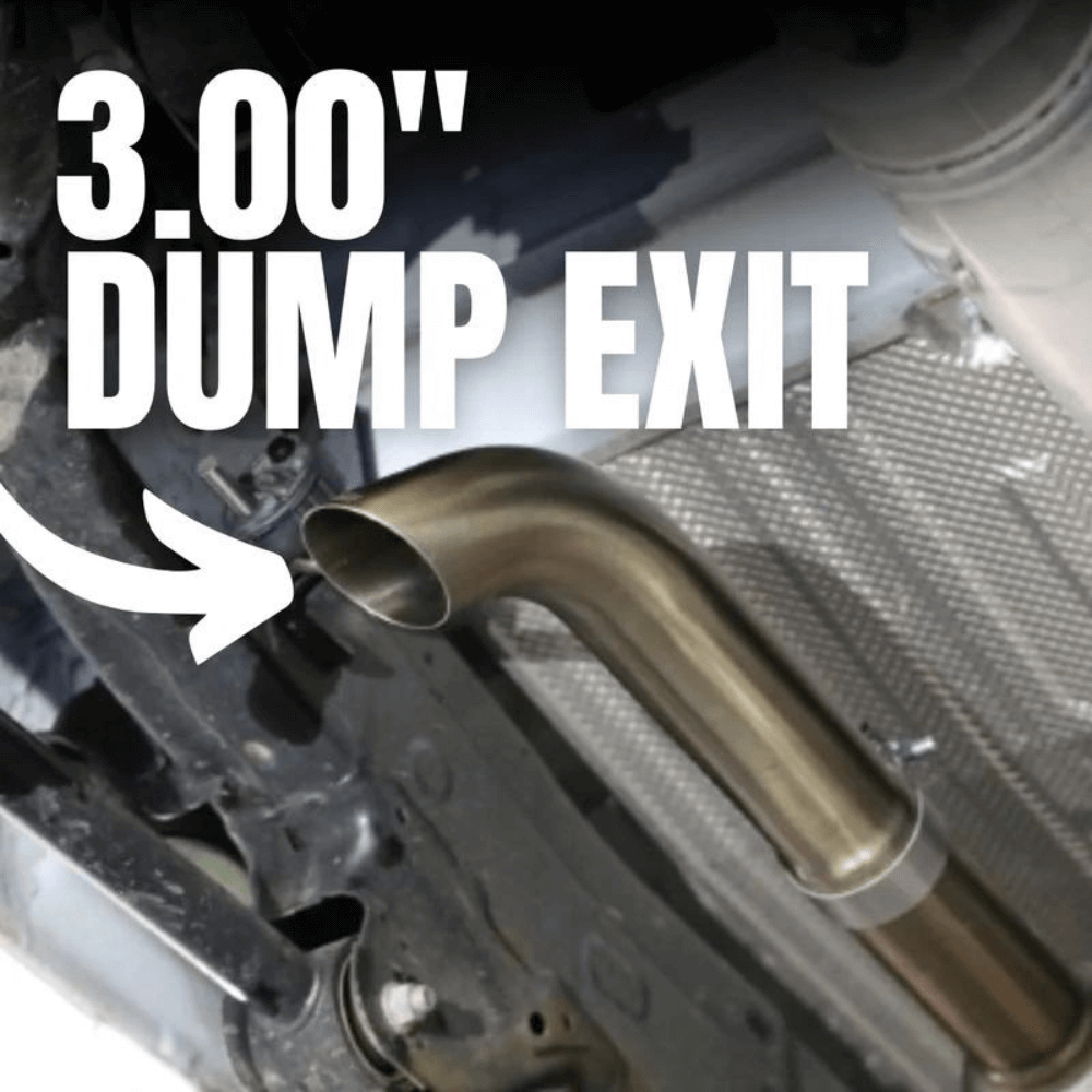 2024+ Toyota Tacoma "Max Clearance" Dump Exit Exhaust Kit