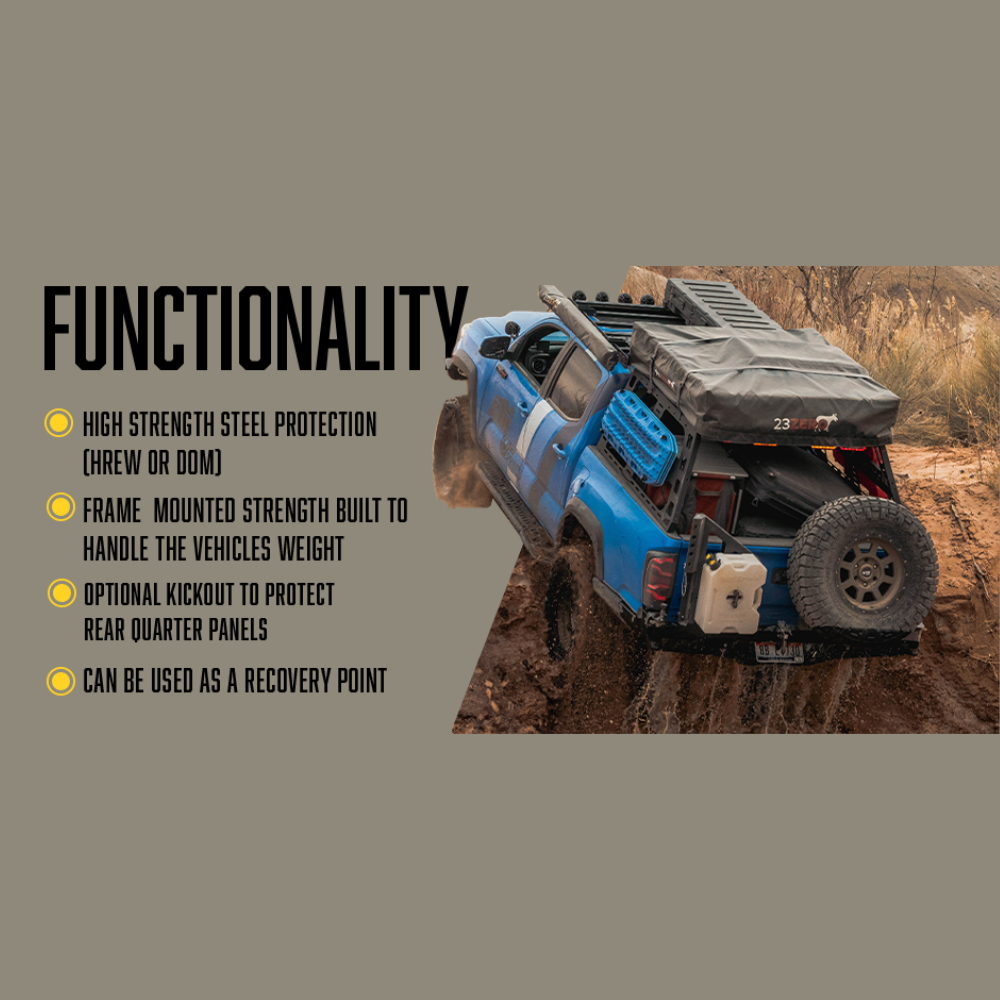 2024+ Toyota Tacoma Overland Bolt-On Rock Sliders