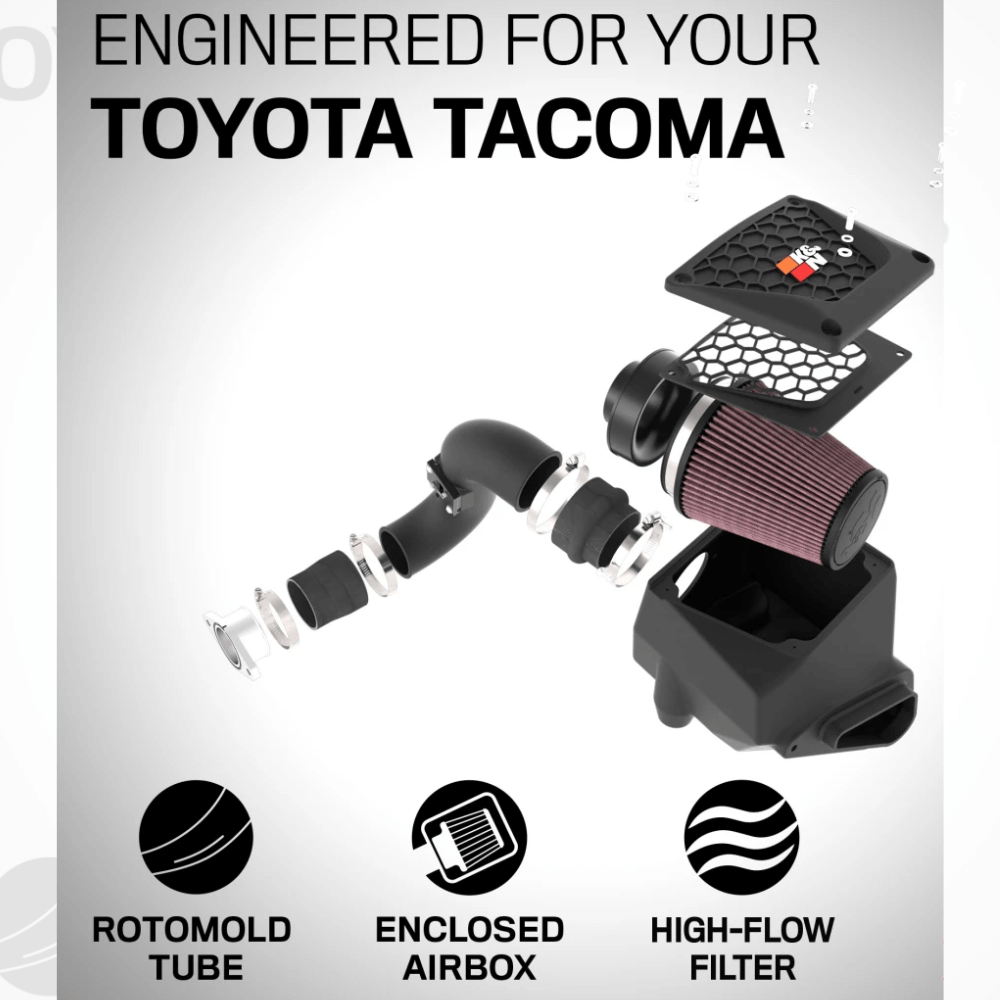 2024+ Toyota Tacoma Cold Air Intake System - Roto-Mold Tube | L4-2.4L Turbo F/L