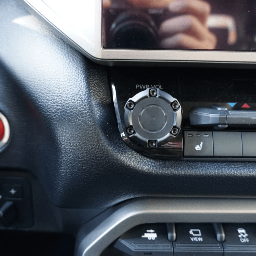 2024+ Toyota Tacoma V1 Radio Knob - Black