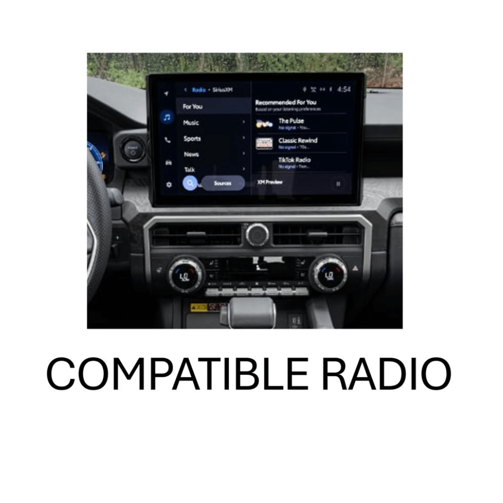 2024+ Toyota Tacoma V2 Radio Knob - Black