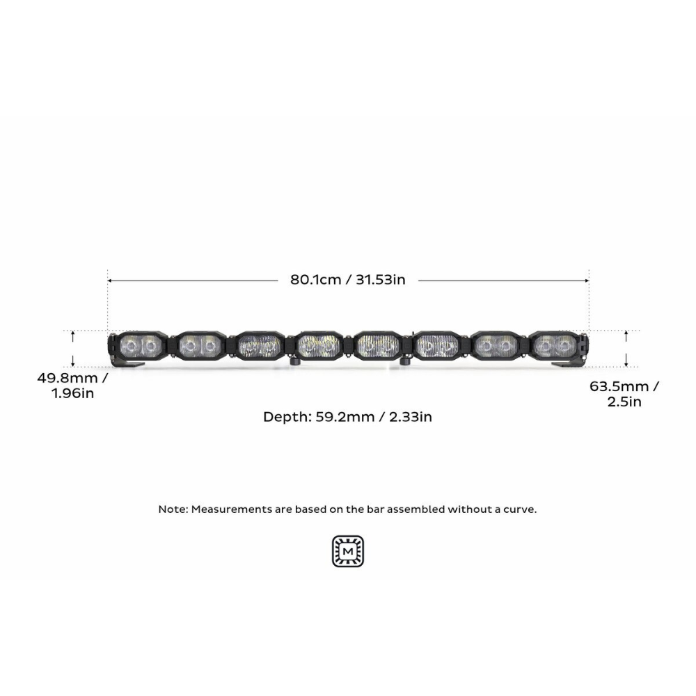 2Banger Bar: 8 Pod / 31.5"