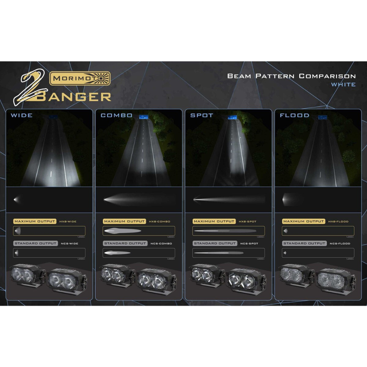 2Banger LED Ditch Light System Fits 2005-2015 Toyota Tacoma