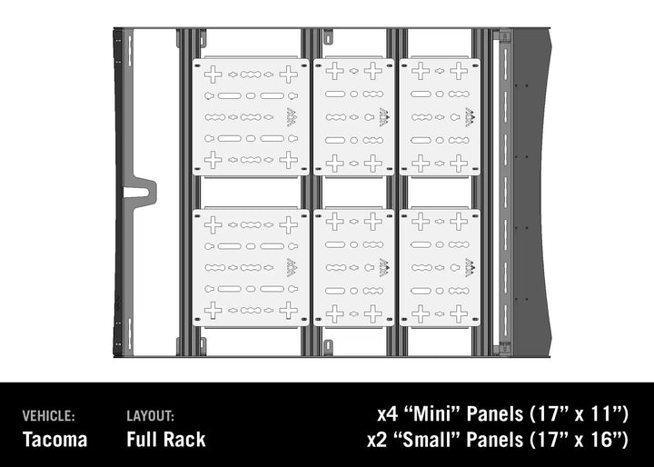 DRIFTR Roof Rack fits 2005-2023 Toyota Tacoma