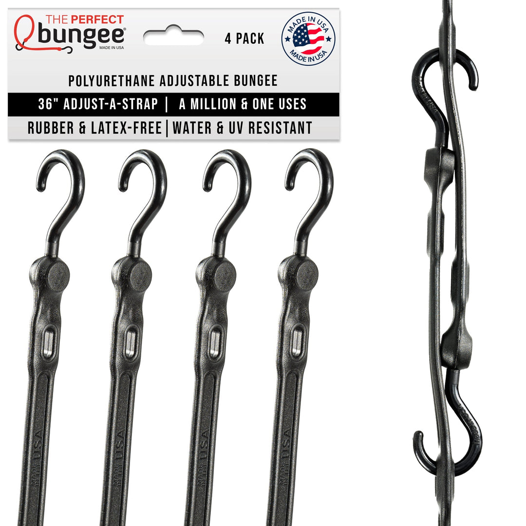 36" Adjust-A-Strap Adjustable Bungee Strap 4 Pack