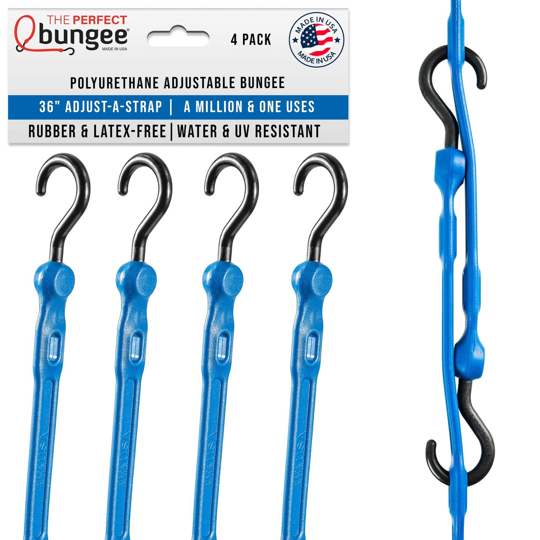 36" Adjust-A-Strap Adjustable Bungee Strap 4 Pack