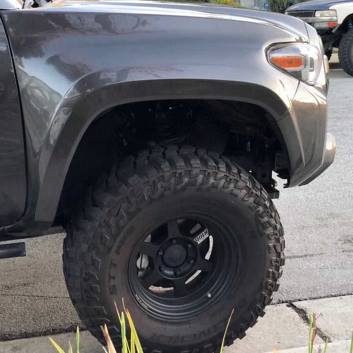 3" Bulge Off Road Fiberglass Fenders/Ext Fits 2016+ Toyota Tacoma