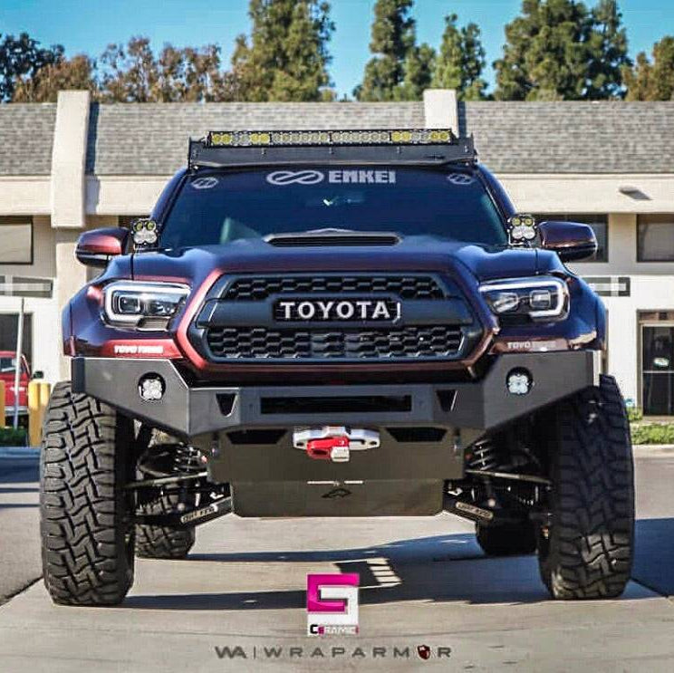 3" Bulge Off Road Fiberglass Fenders/Ext Fits 2016+ Toyota Tacoma