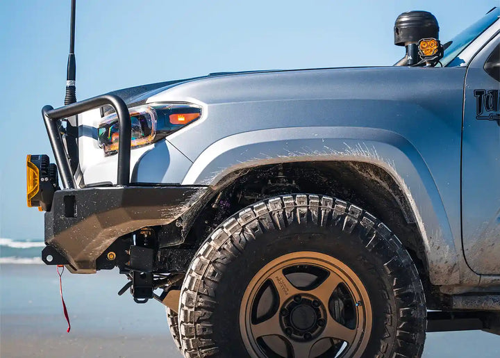 Hi-Lite Overland Front Bumper with Bull Bar Fits 2016-2023 Toyota Tacoma
