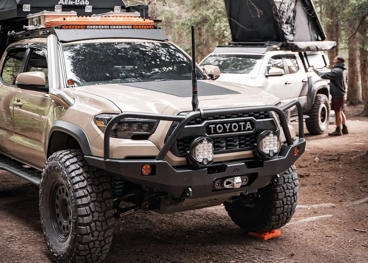 Hi-Lite Overland Front Bumper with Bull Bar Fits 2016-2023 Toyota Tacoma