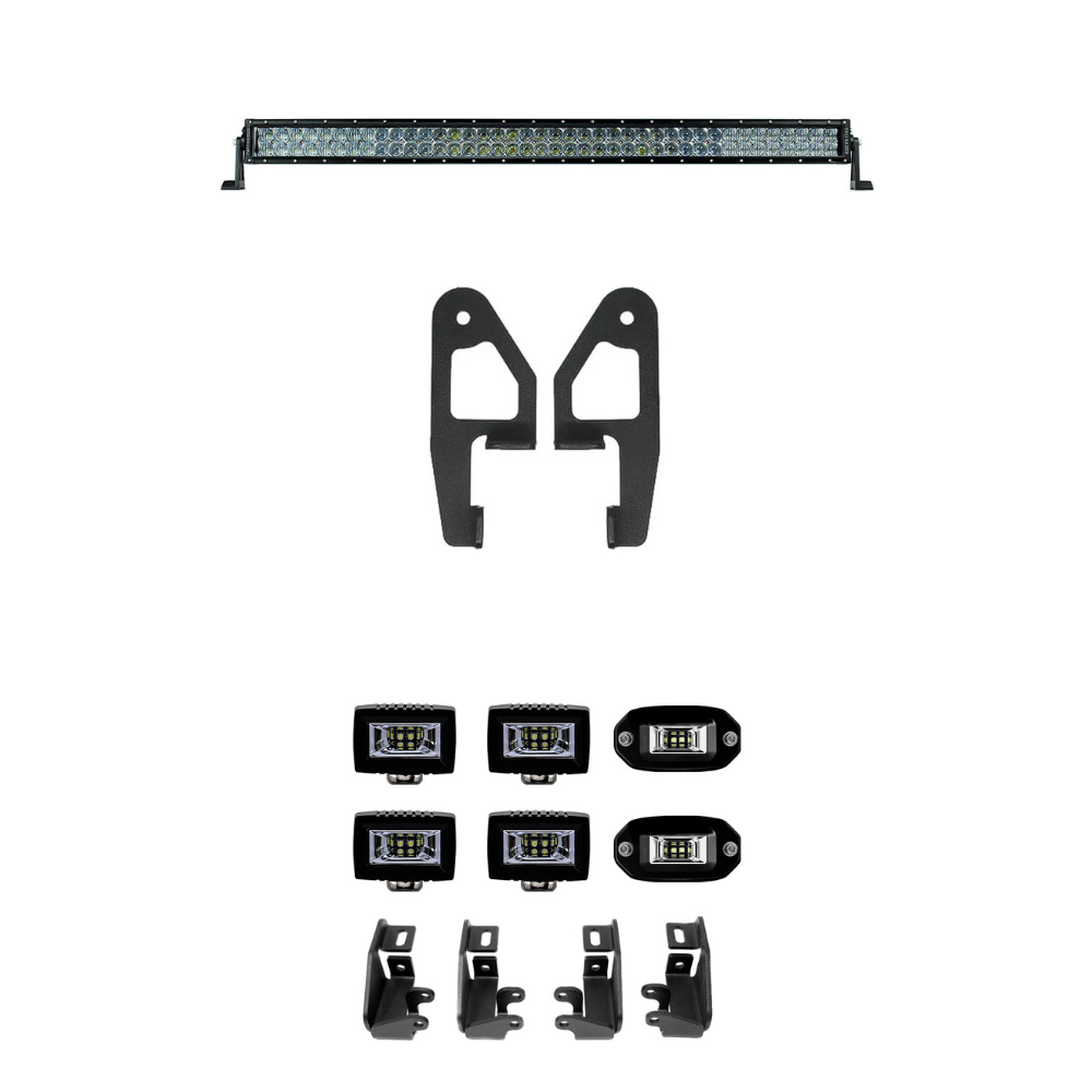 42|43" Dual Row Premium Roof Rack Lighting Kit | Spot & Combo Fits 2005-2023 Toyota Tacoma