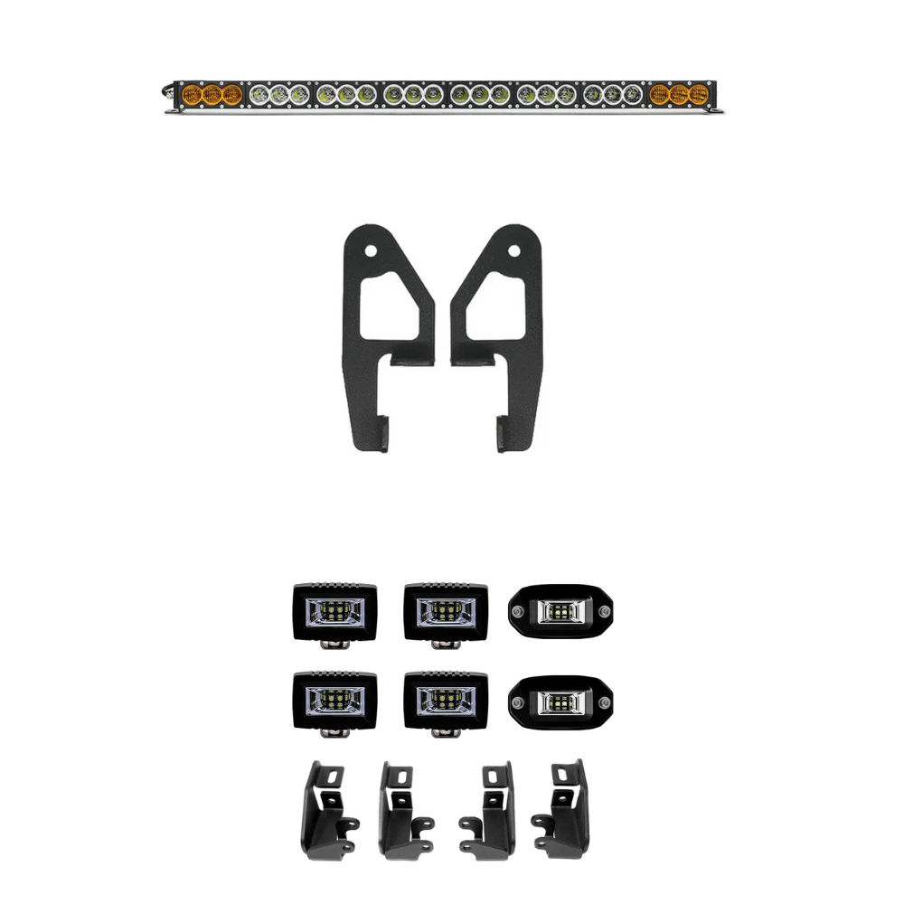 42|43" Dual Row Premium Roof Rack Lighting Kit | Spot & Combo Fits 2005-2023 Toyota Tacoma