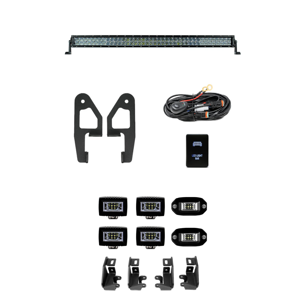 42|43" Dual Row Premium Roof Rack Lighting Kit | Spot & Combo Fits 2005-2023 Toyota Tacoma