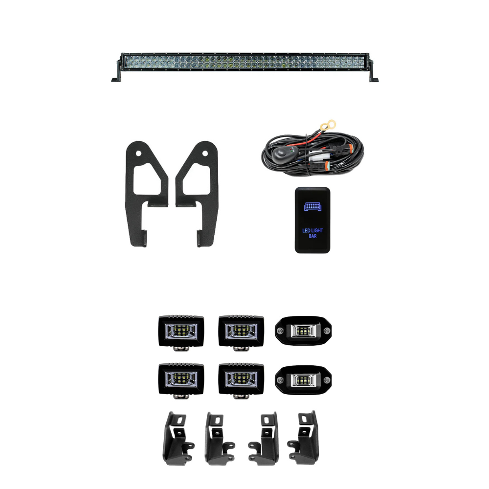 42|43" Dual Row Premium Roof Rack Lighting Kit | Spot & Combo Fits 2005-2023 Toyota Tacoma