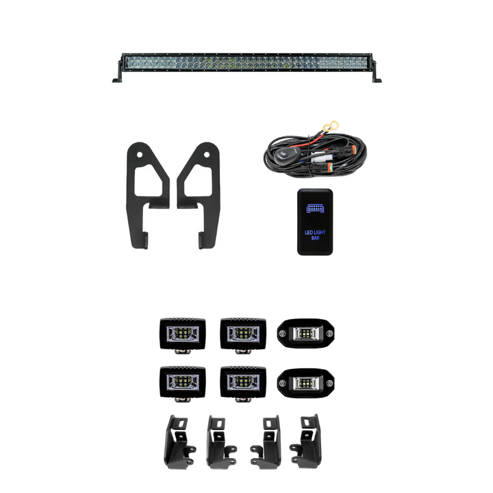 42|43" Dual Row Premium Roof Rack Lighting Kit | Spot & Combo Fits 2005-2023 Toyota Tacoma
