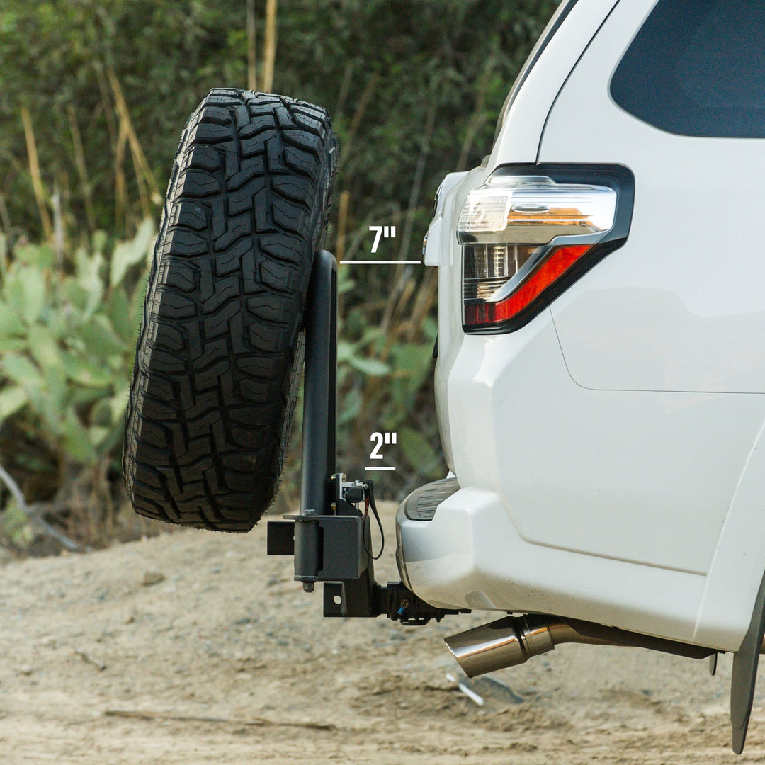 UltraSwing® Short-Fit Spare Tire Hitch Mount