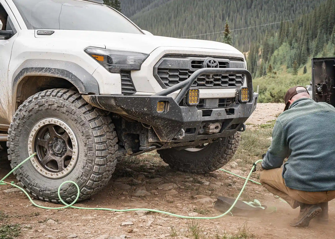 Hi-Lite Overland Toyota Tacoma Front Bumper with Prerunner Bull Bar fits 2024+ Toyota Tacoma