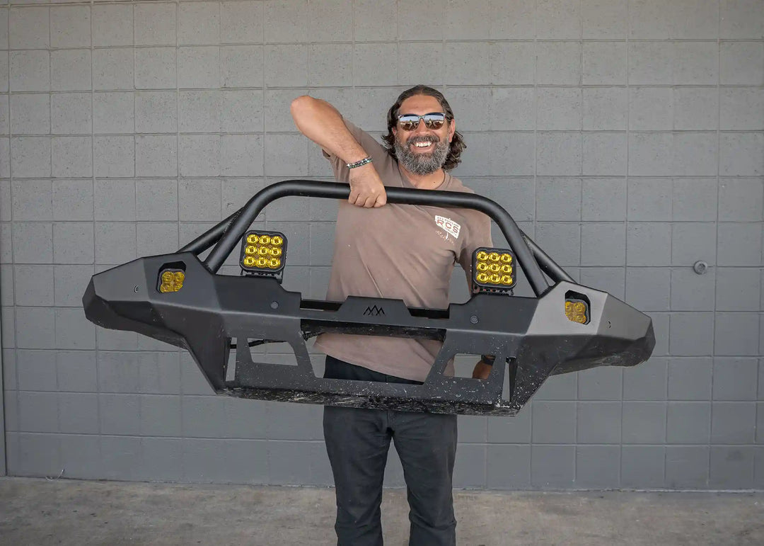 Hi-Lite Overland Toyota Tacoma Front Bumper with Prerunner Bull Bar fits 2024+ Toyota Tacoma