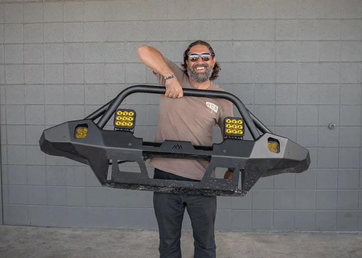 Hi-Lite Overland Toyota Tacoma Front Bumper with Prerunner Bull Bar fits 2024+ Toyota Tacoma