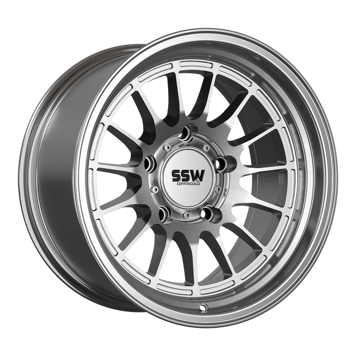 DAKAR | MACHINED SILVER | 17X9.0 | +0 [5 LUG]