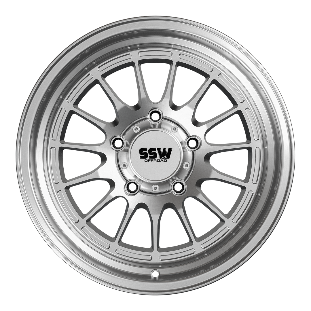 DAKAR | MACHINED SILVER | 17X9.0 | +0 [5 LUG]